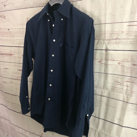 Men’s Nautica navy button down - Picture 2 of 8